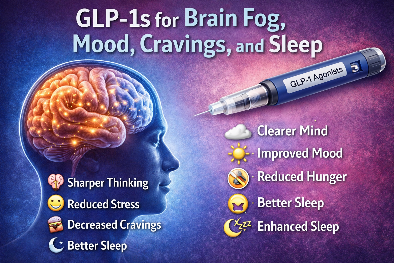 GLP-1s for Brain Fog, Mood, Cravings, and Sleep: The Connection No One ...