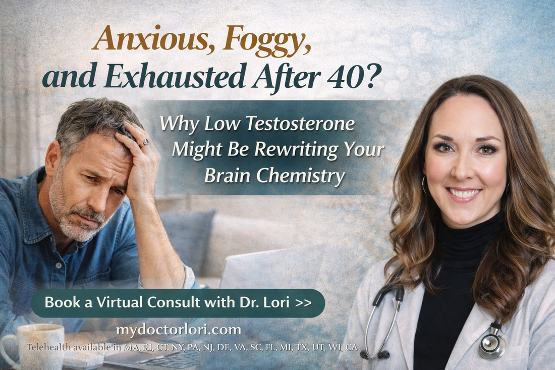 Anxious, Foggy, and Exhausted After 40? Why Low Testosterone Might Be Rewriting Your Brain Chemistry