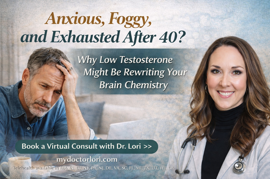 Anxious, Foggy, and Exhausted After 40? Why Low Testosterone Might Be Rewriting Your Brain Chemistry