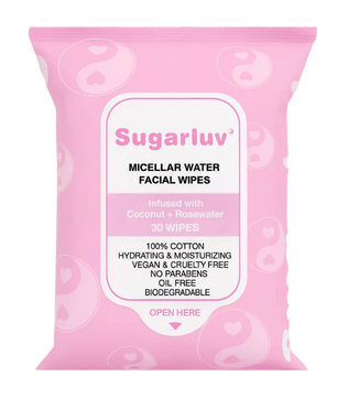 Facial Cleansing Wipes Micellar Coconut & Rose