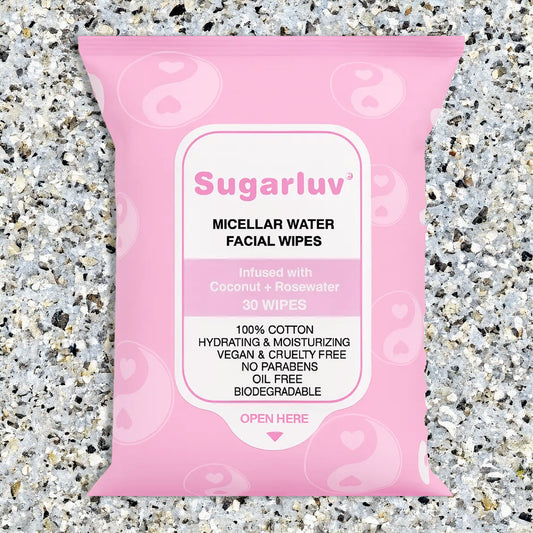 Facial Cleansing Wipes Micellar Coconut & Rose